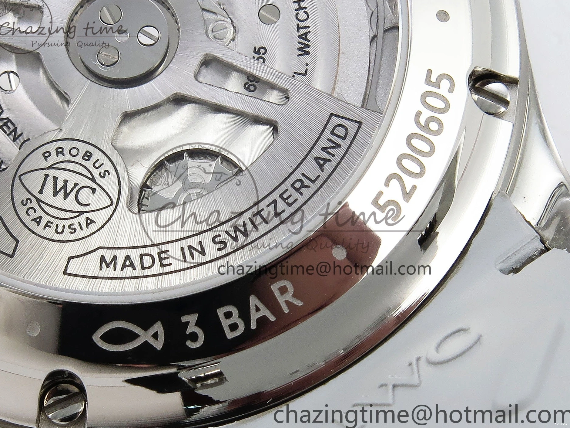 MIROTIME 0212 Portuguese Chrono IW3716 Z+F 1:1 Best Edition White Dial on Gray Rubber Strap A WrinkleFree 7014